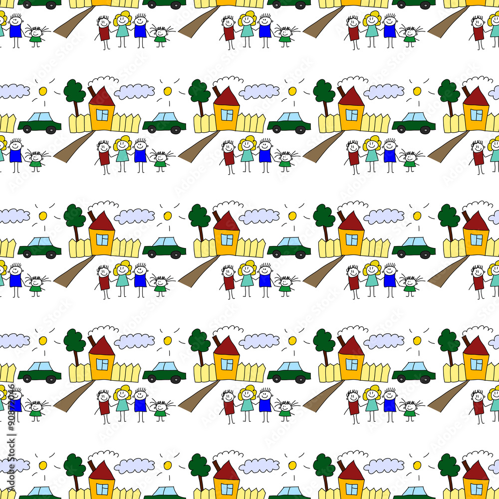 Fototapeta premium Seamless vector pattern