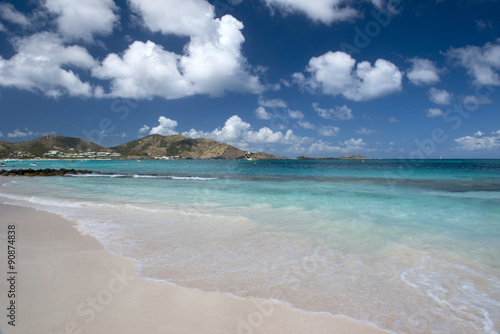 Canvas Print Saint Martin, Caribbean sea