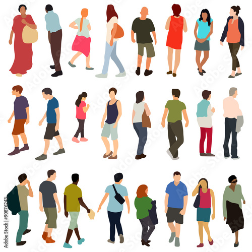 Vector people collection