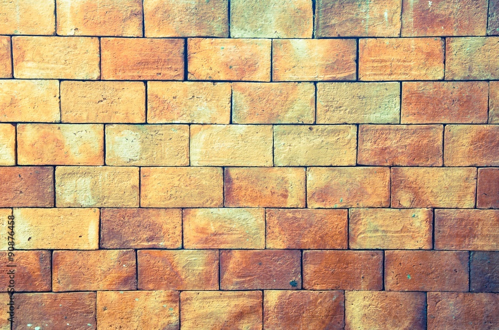 Red brick wall background Red brick wall background