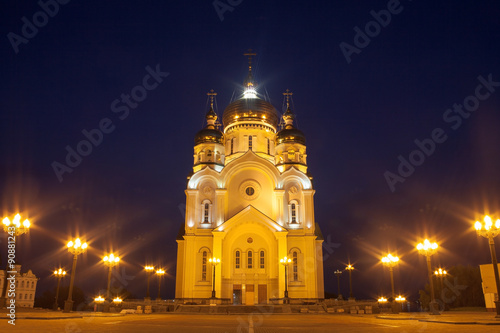 Orthodox cathedral in Khabarovsk, Russia