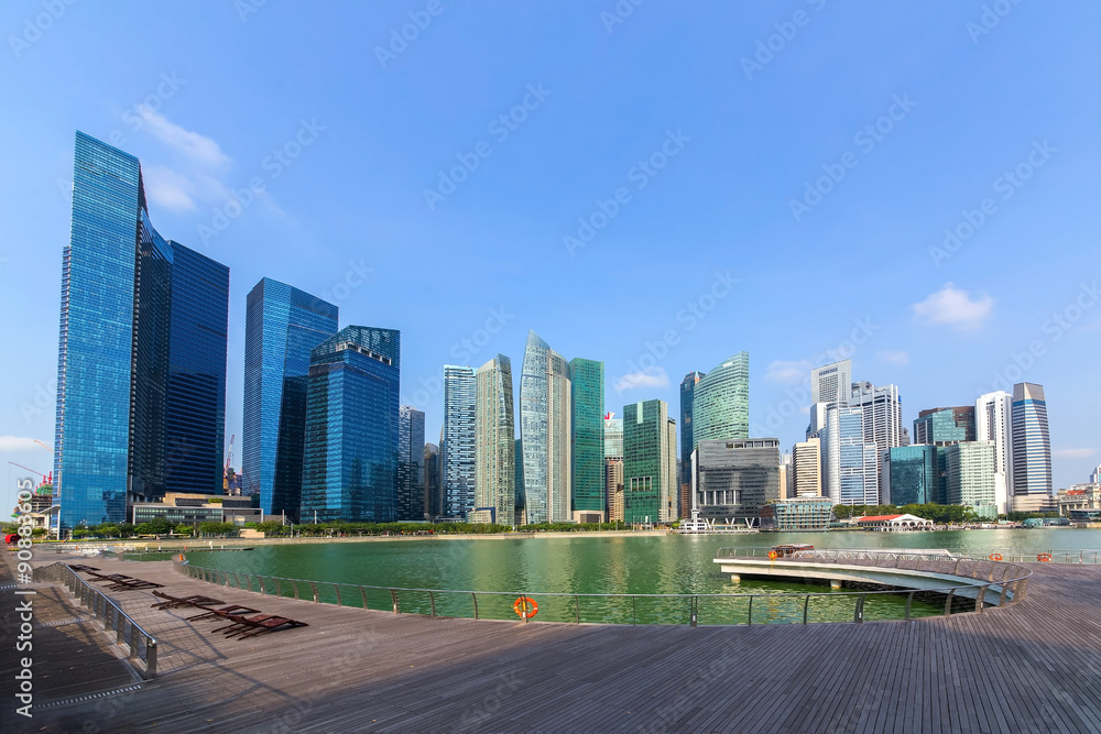 Fototapeta premium Singapore city