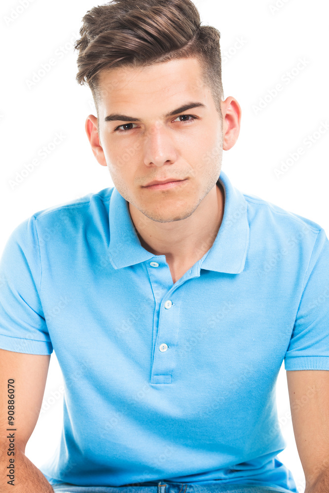 Fototapeta premium handsome young man looking at the camera.