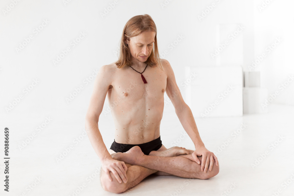 Fototapeta premium Meditation in padmasana