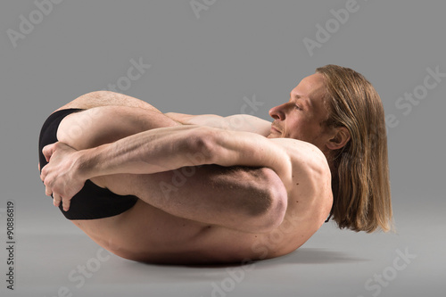 Padma yoganidrasana pose photo