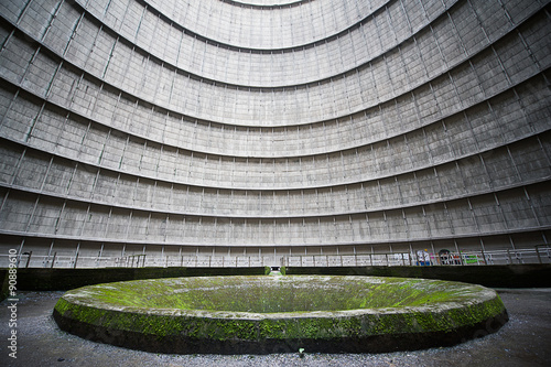abandoned cooling tower