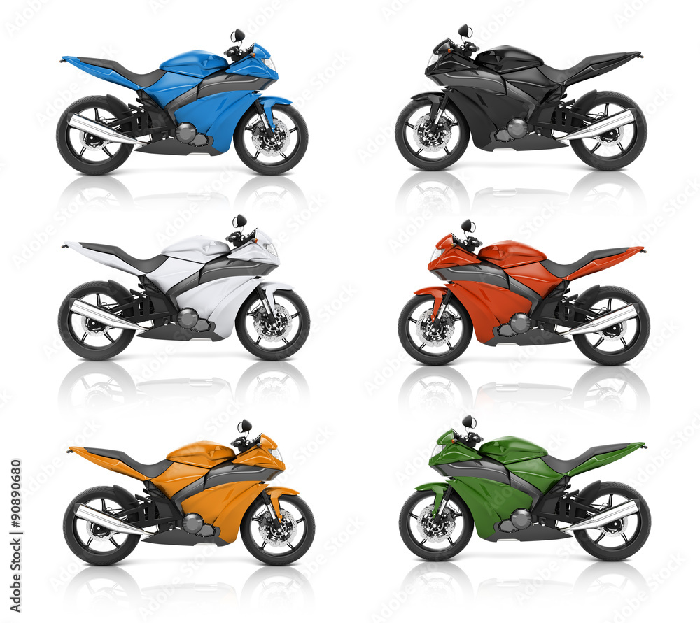 Obraz premium Motocykl motocykl rower Roadster transport koncepcja