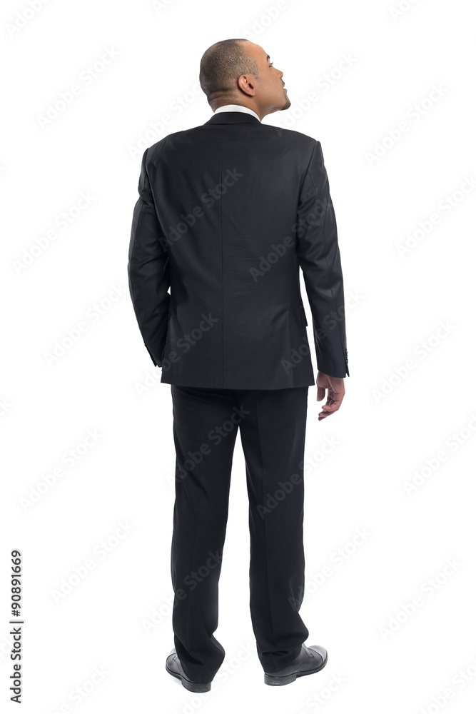 Cheerful businessman standing Cheerful businessman standing