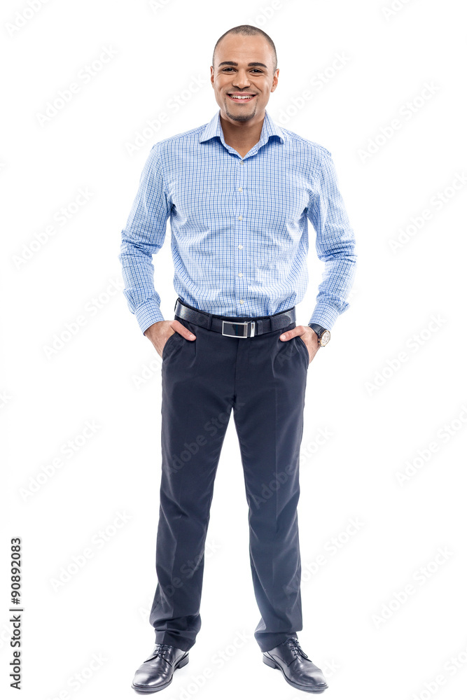 Handsome young businessman Handsome young businessman
