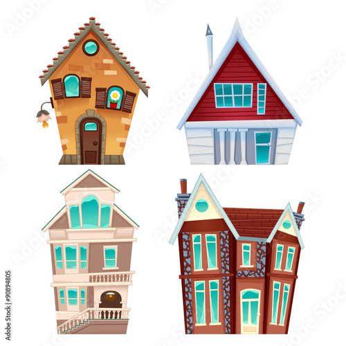 Set of houses