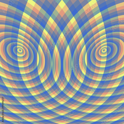 Abstract swirl background. Pattern with optical illusion. 