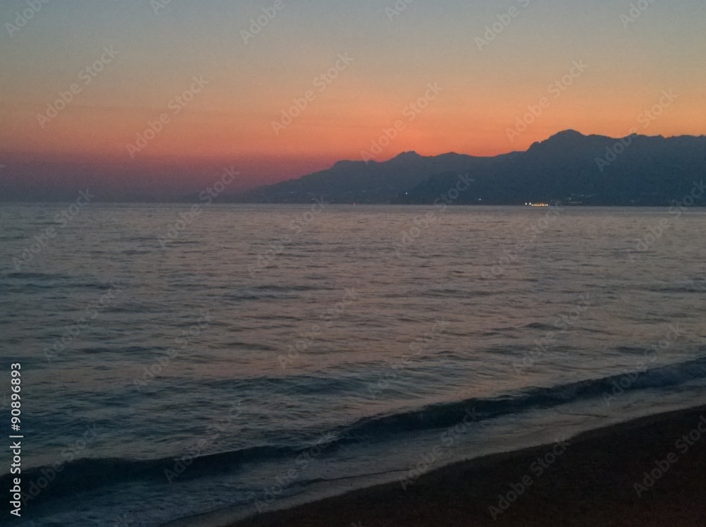 Fototapeta premium crepuscolo