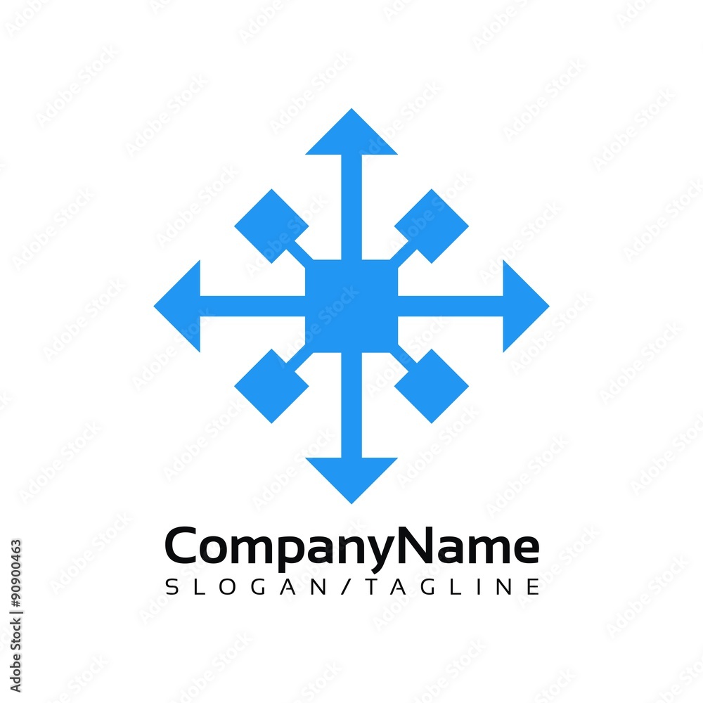 Square vector logo icon Square vector logo icon