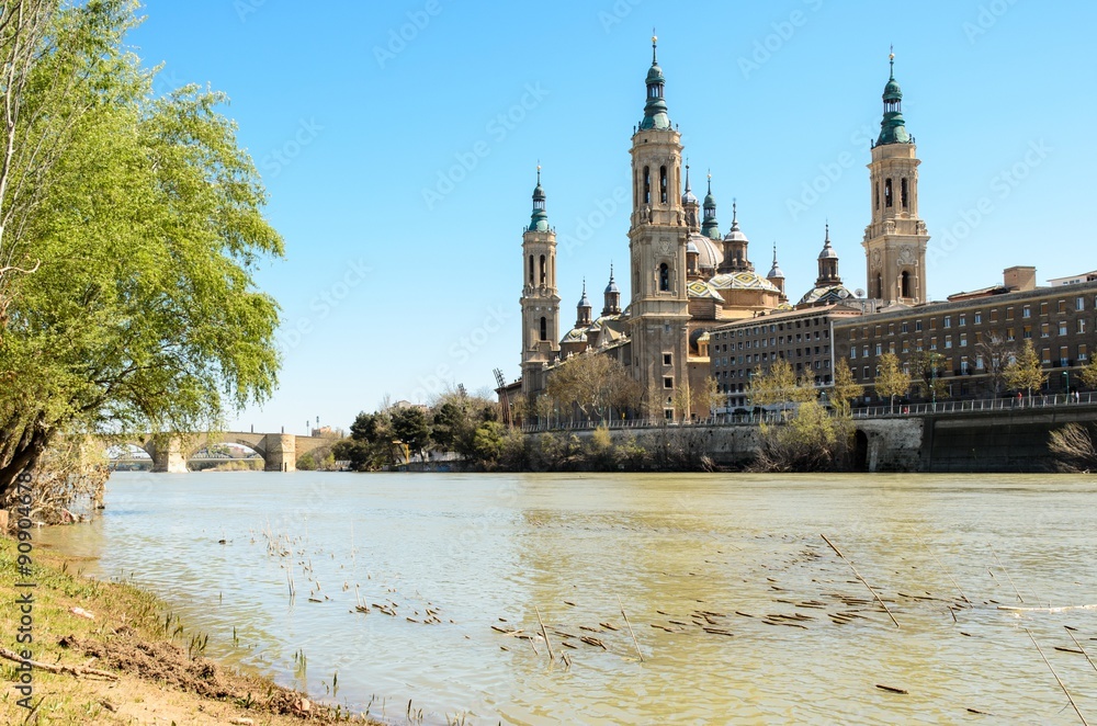 Our Lady of the Pillar in Zaragoza, Aragon Our Lady of the Pillar in Zaragoza, Aragon