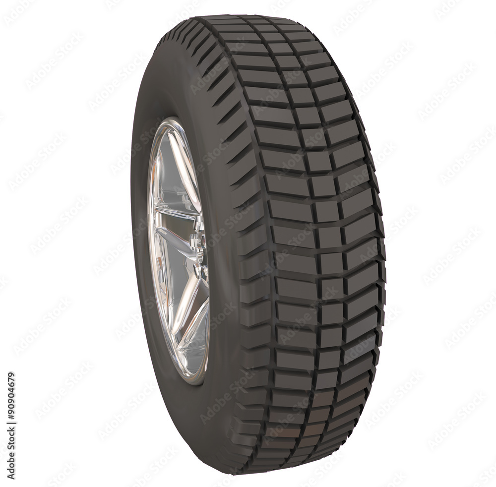 Wheel Tire Side View Car Vehicle Automotive Driving