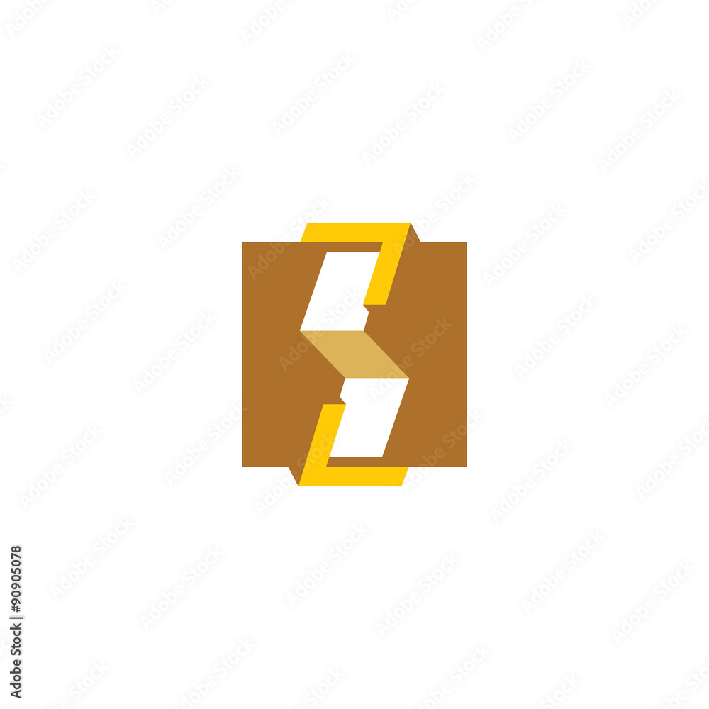 Woodworking abstract sign. Vector Illustration Woodworking abstract sign. Vector Illustration