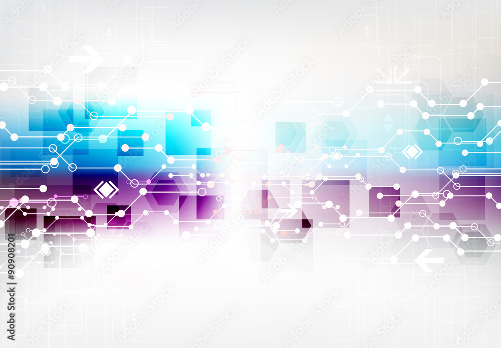 Abstract color digital communication technology background. Abstract color digital communication technology background.