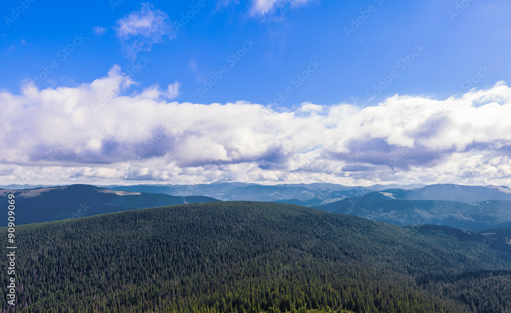 Montenegrin ridge in Carpathians Montenegrin ridge in Carpathians