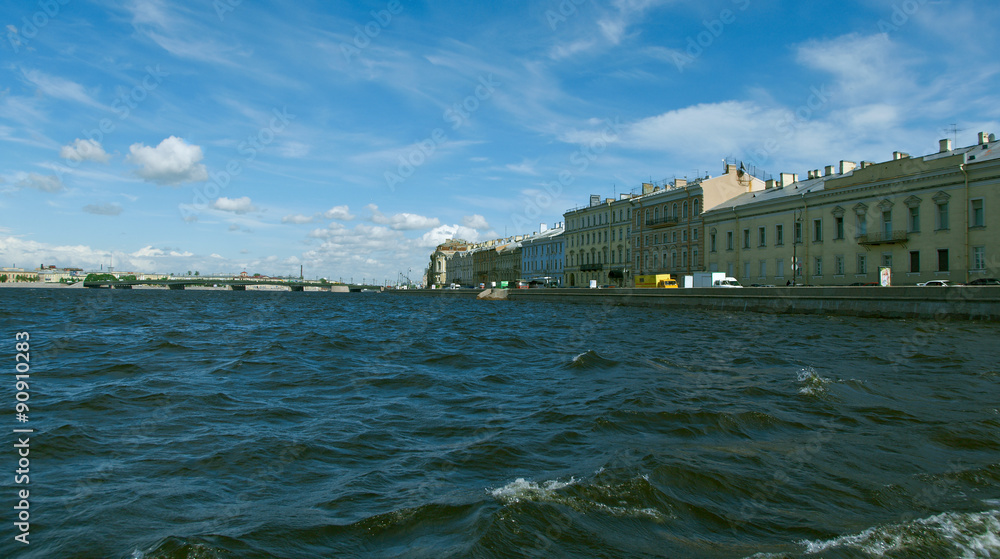 Neva river .Saint-Petersburg