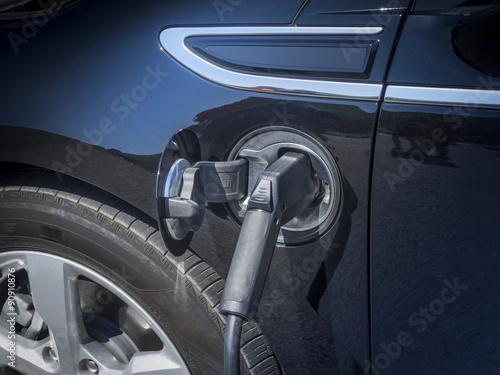 Electric Car Charging Plug and Receptacle