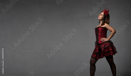 burlesque dancer looking high © Garrincha