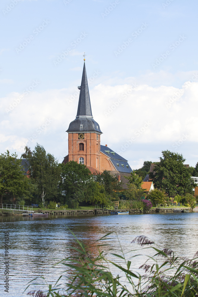 Barocke Kirche Sankt Petri an der Oste in Osten, Niedersachsen