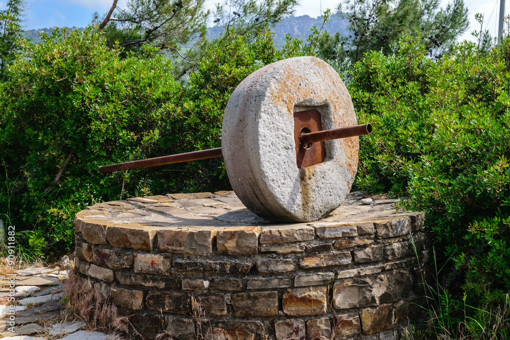 Circular stone for grinding grain. Turkey Circular stone for grinding grain. Turkey