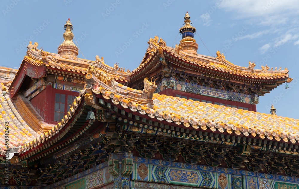 Naklejka premium Yonghegong Lama Temple