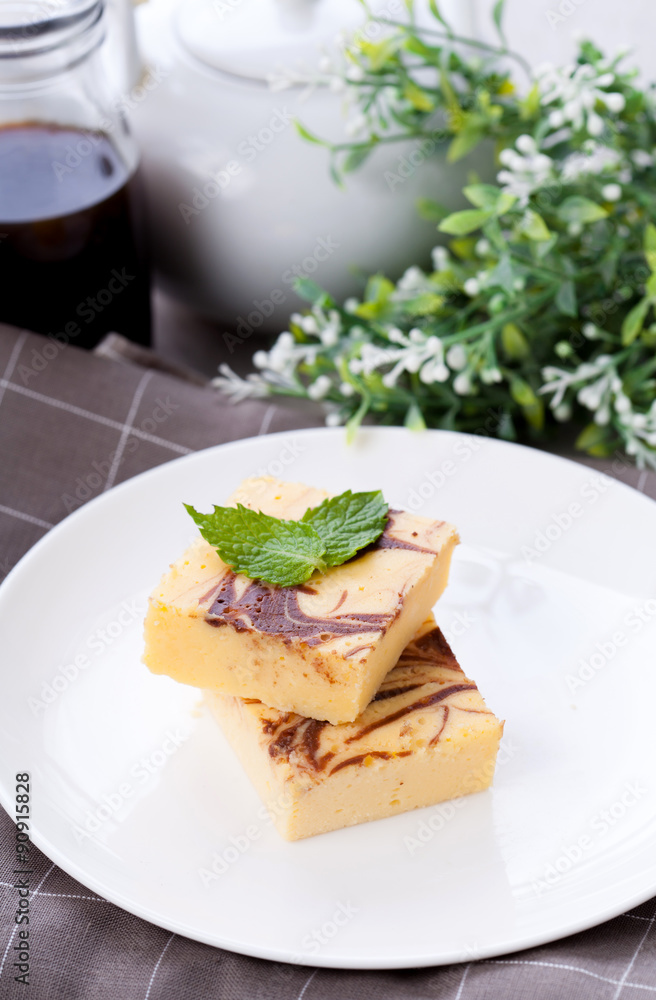 Cheese cake brownies