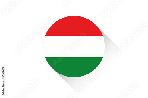 Round flag with shadow of Hungary Free Download Round flag with shadow of Hungary - GFXLoad