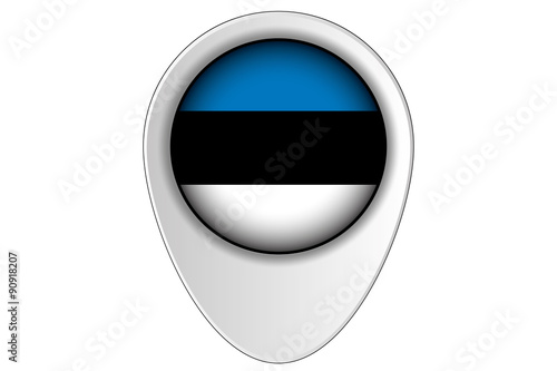 3D Map Pointer Flag Illustration of the country of Estonia Free Download 3D Map Pointer Flag Illustration of the country of Estonia - GFXLoad