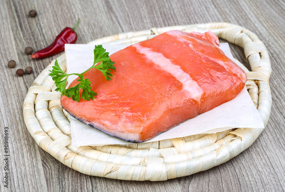 Salmon fillet