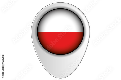 Free Download 3D Map Pointer Flag Illustration of the country of  Poland - GFXLoad
