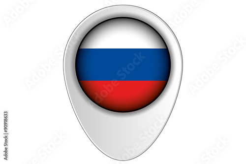Free Download 3D Map Pointer Flag Illustration of the country of  Russia - GFXLoad