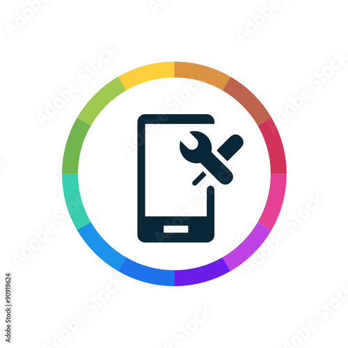 Modern Multicolored Icon