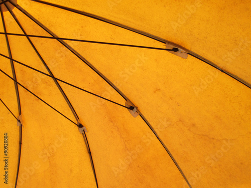 old orange umbrella background