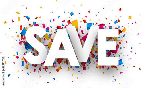 Save sign.