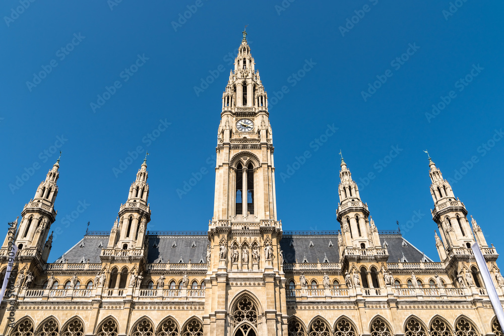 Built In 1883 The Rathaus (Town Hall) is a building in Vienna which serves as the seat both of the mayor and city council of the city of Vienna.