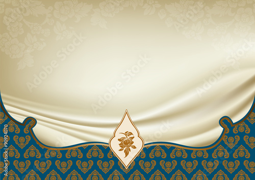 Asian traditional art Design Vector, Thai traditional design.