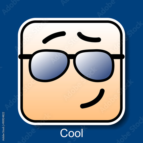 Emoticon Cool photo