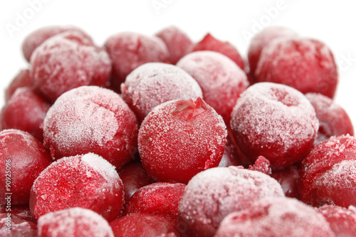 Frozen red cherry