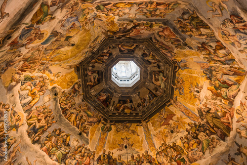 イタリア フィレンツェ ドゥオーモの天井画