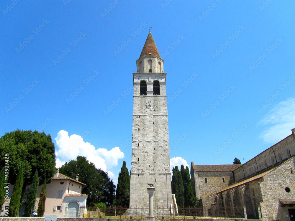 Bell tower of Santa Maria Assunta, Aquileia, Italy