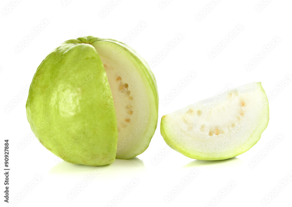 guava fruit isolated on white background