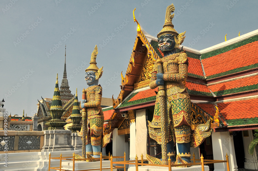 Φωτογραφία Wat Phra Kaew, Temple of the Emerald Buddha,  Grand Palace, Bangkok, Asia Thaila
