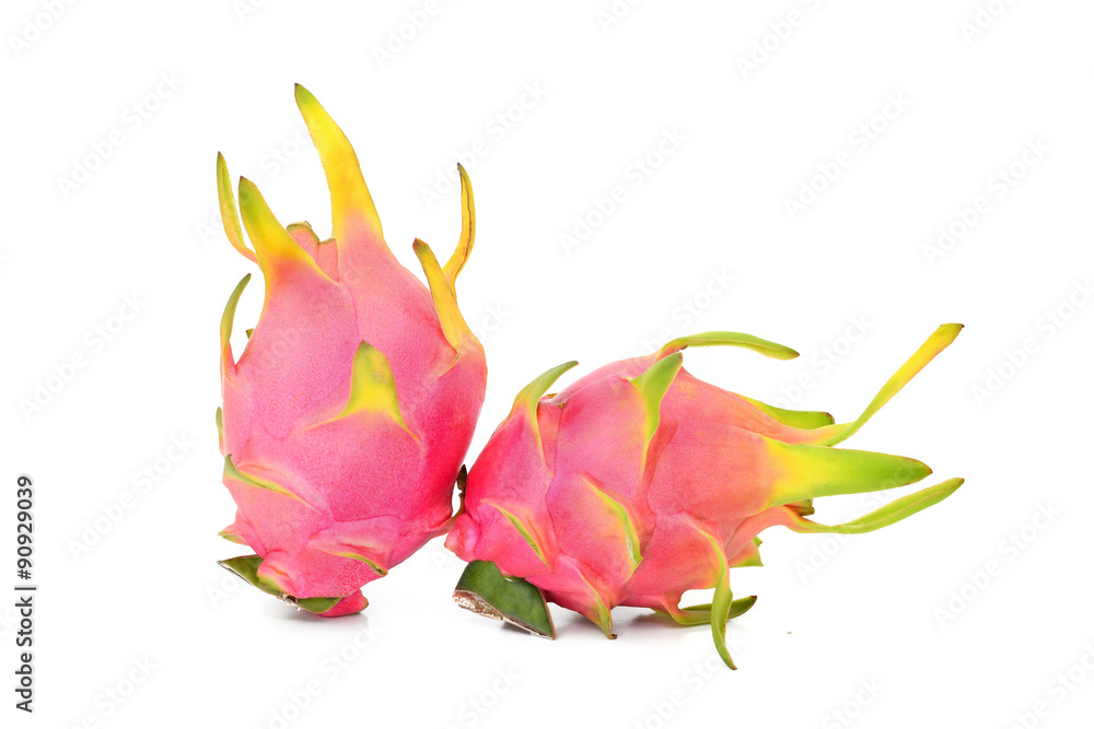 Dragon fruit isolated on white background Dragon fruit isolated on white background