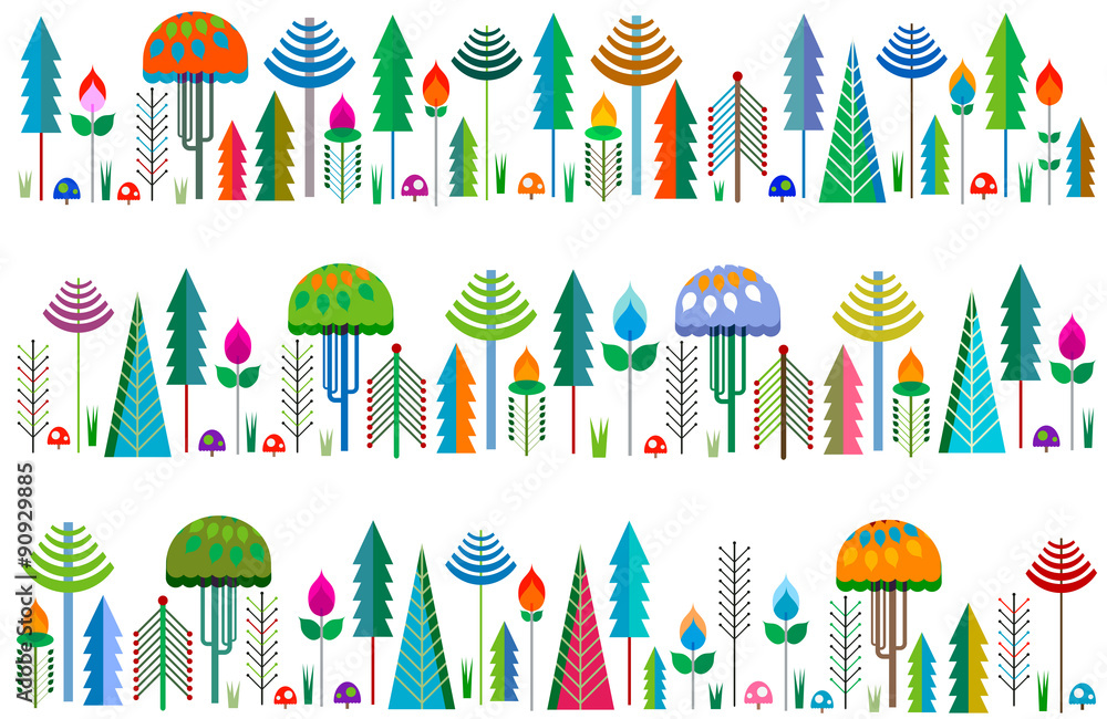 Obraz premium forest borders