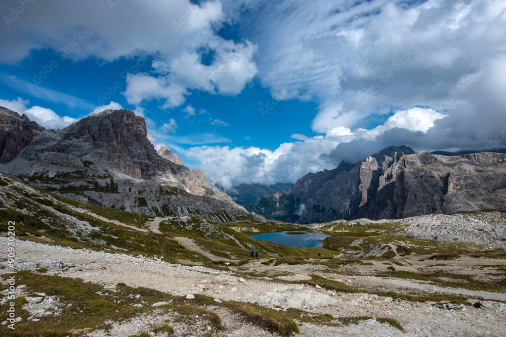 Boden see, Fiscalina Valley, Dolomites