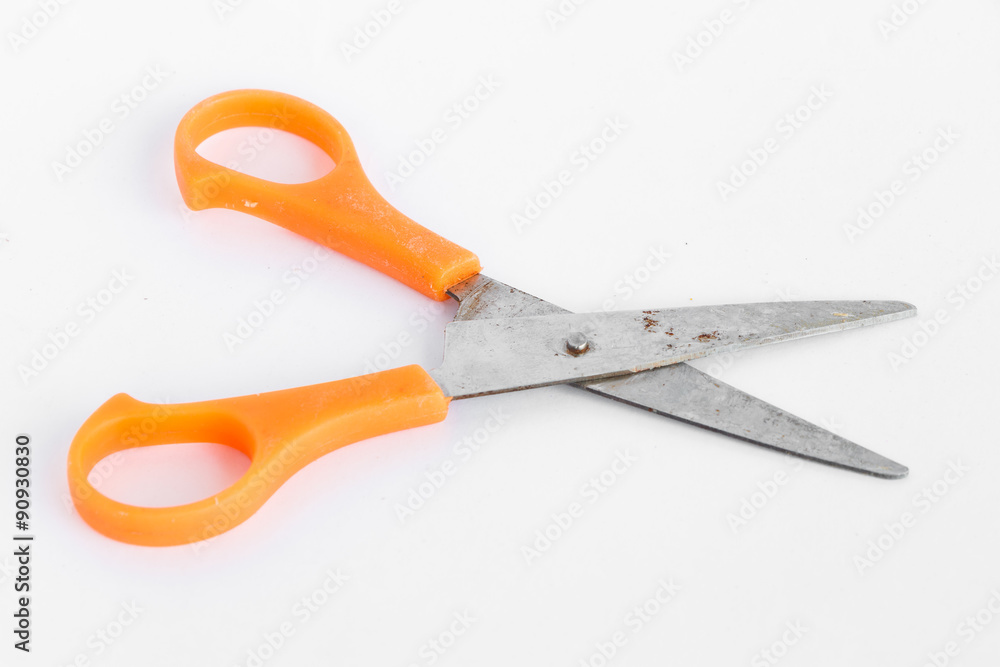 scissor on white background scissor on white background