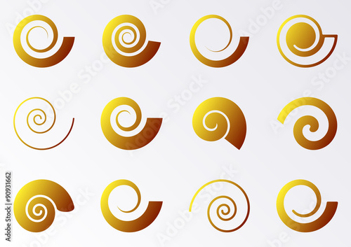 Spiral icons